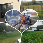 Ostoja I Nad Jeziorem Z Kominkiem I Lodka