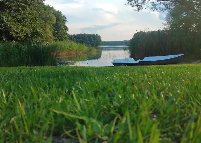 아파트 Ostoja I Nad Jeziorem Z Kominkiem I Lodka *