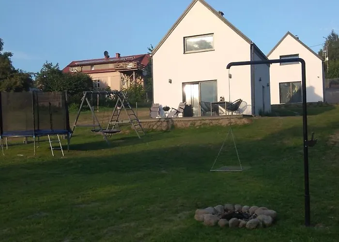 Ostoja I Nad Jeziorem Z Kominkiem I Lodka * 므랑고보