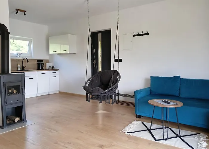 Ostoja I Nad Jeziorem Z Kominkiem I Lodka 아파트 *